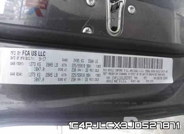 1C4PJLCX3JD527871 фото 10