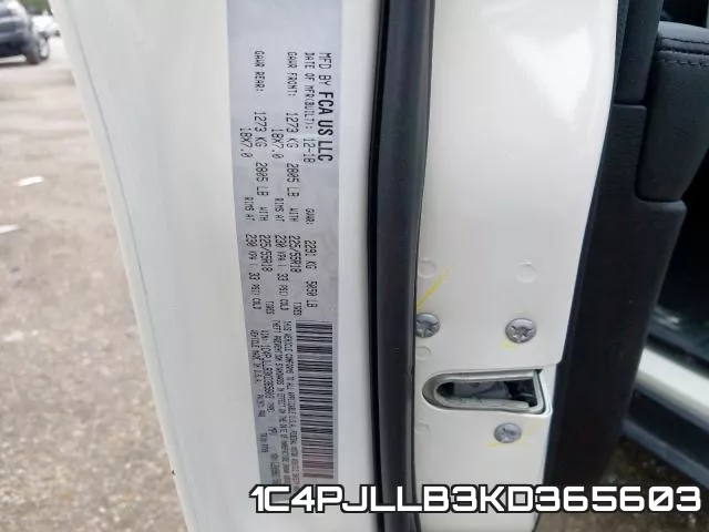 1C4PJLLB3KD365603 фото 2