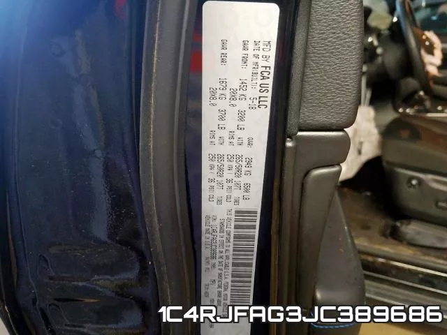 1C4RJFAG3JC389686 фото 2