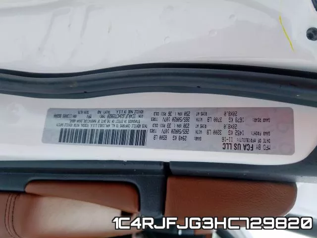 1C4RJFJG3HC729820 фото 2