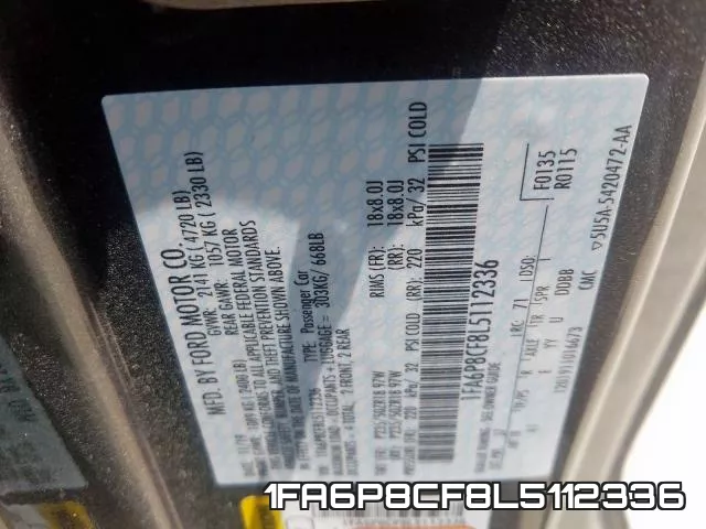 1FA6P8CF8L5112336 фото 2