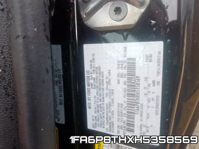 1FA6P8THXH5358569 фото 2