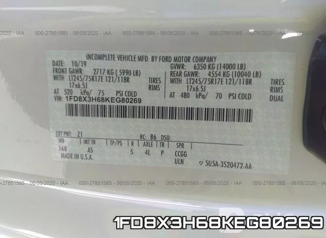 1FD8X3H68KEG80269 фото 10