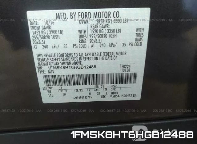 1FM5K8HT6HGB12488 фото 10