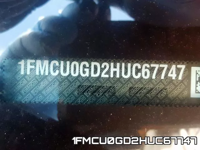 1FMCU0GD2HUC67747 фото 2