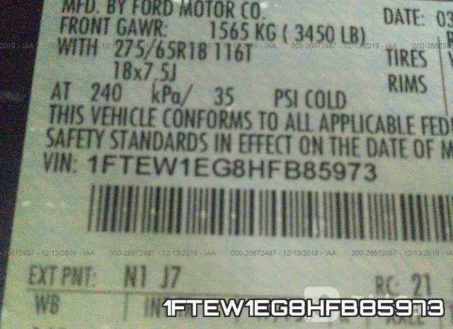 1FTEW1EG8HFB85973 фото 10