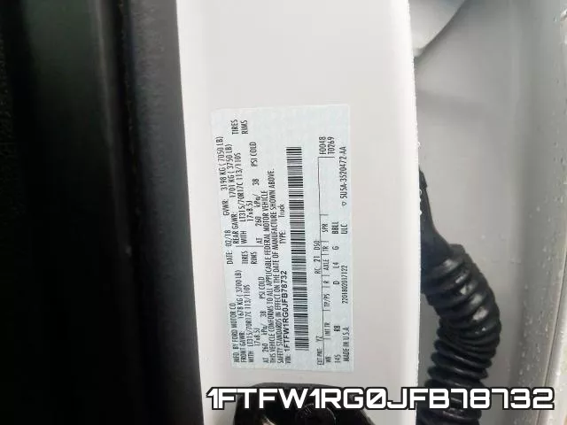 1FTFW1RG0JFB78732 фото 2