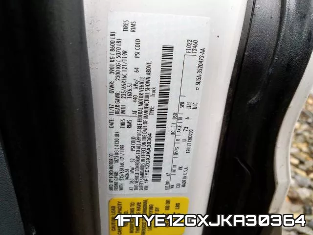 1FTYE1ZGXJKA30364 фото 2