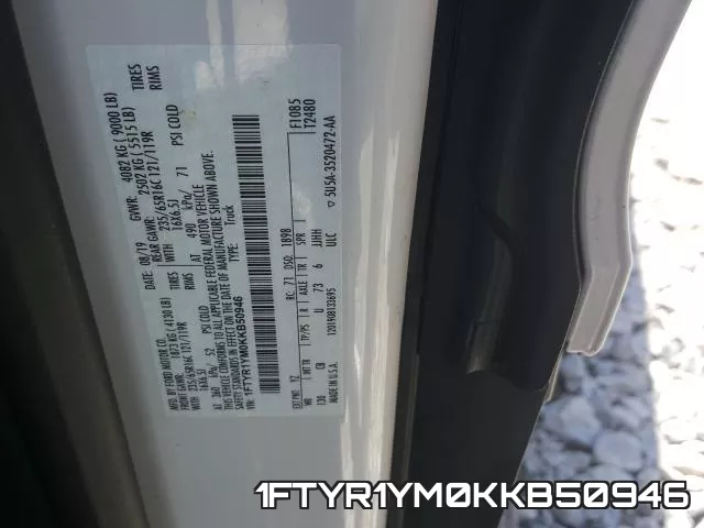 1FTYR1YM0KKB50946 фото 2