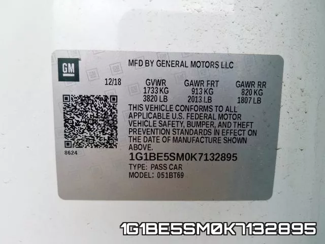1G1BE5SM0K7132895 фото 2