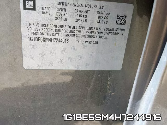 1G1BE5SM4H7244916 фото 2