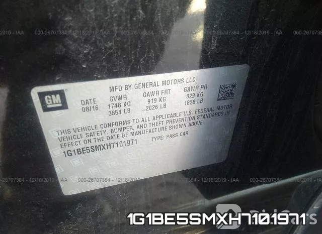 1G1BE5SMXH7101971 фото 10