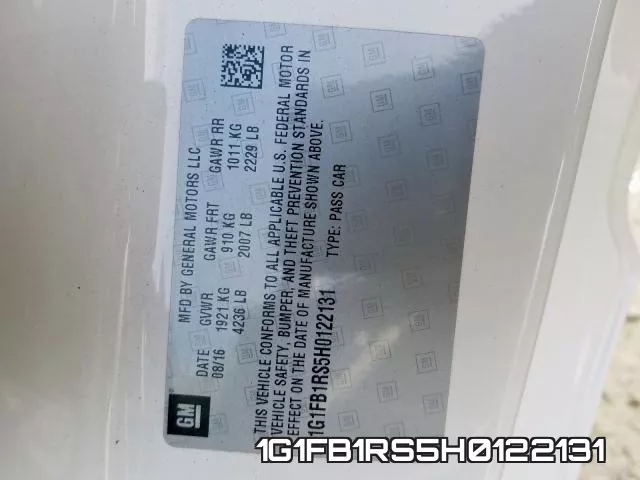 1G1FB1RS5H0122131 фото 2