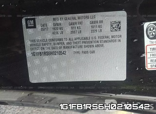1G1FB1RS6H0210542 фото 10