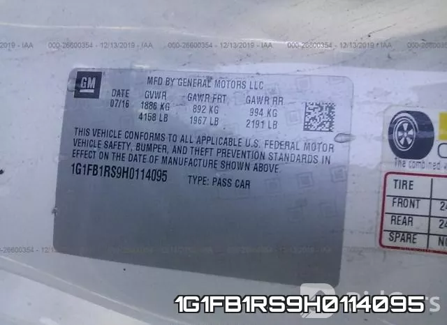 1G1FB1RS9H0114095 фото 10