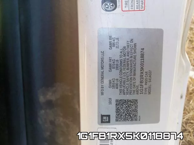 1G1FB1RX5K0118874 фото 2