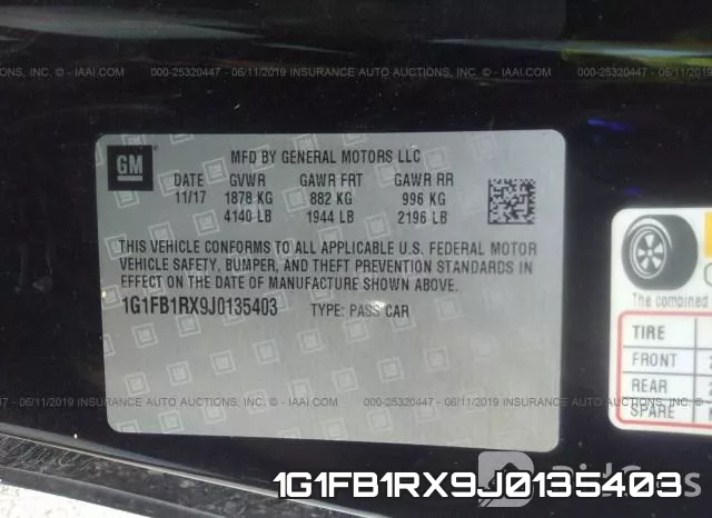 1G1FB1RX9J0135403 фото 10