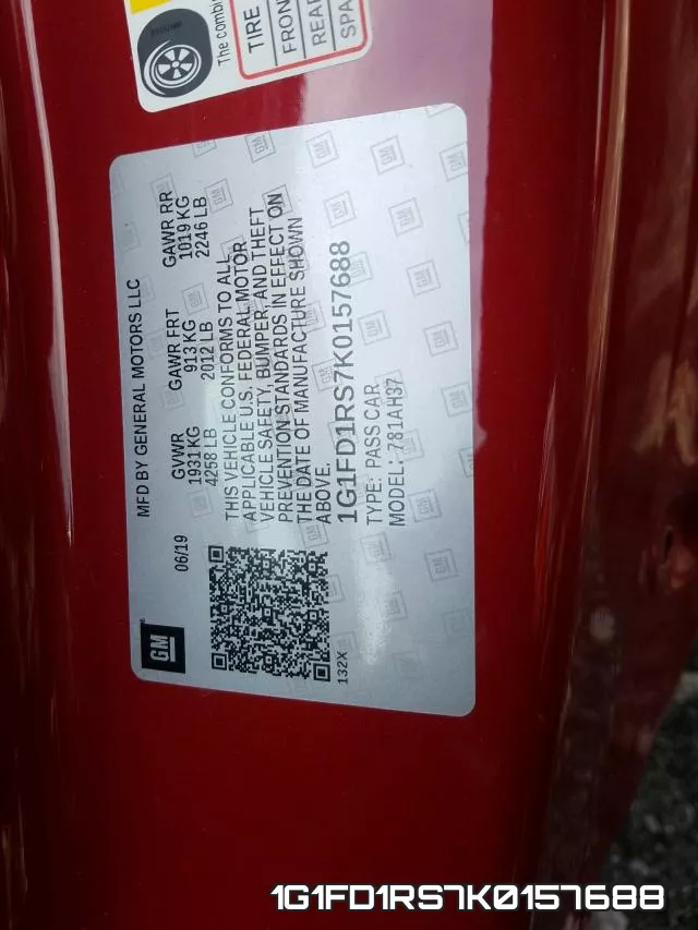 1G1FD1RS7K0157688 фото 2