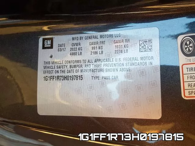 1G1FF1R73H0197815 фото 2