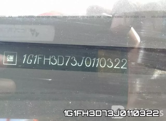 1G1FH3D73J0110322 фото 10