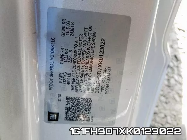 1G1FH3D7XK0123022 фото 2
