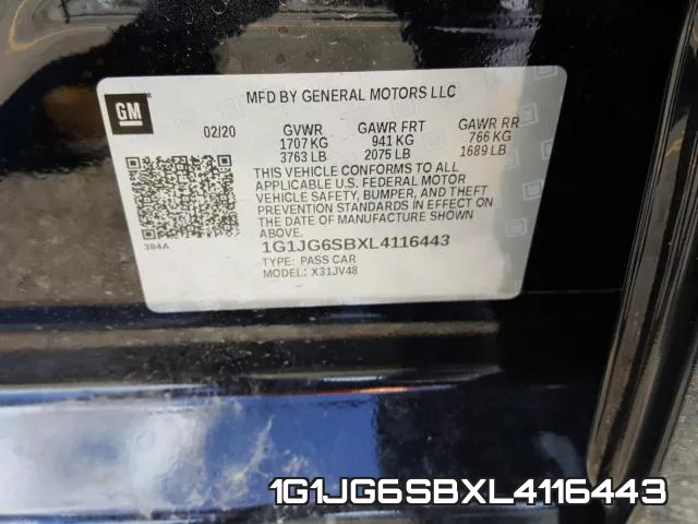 1G1JG6SBXL4116443 фото 2