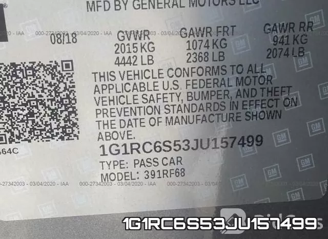1G1RC6S53JU157499 фото 10