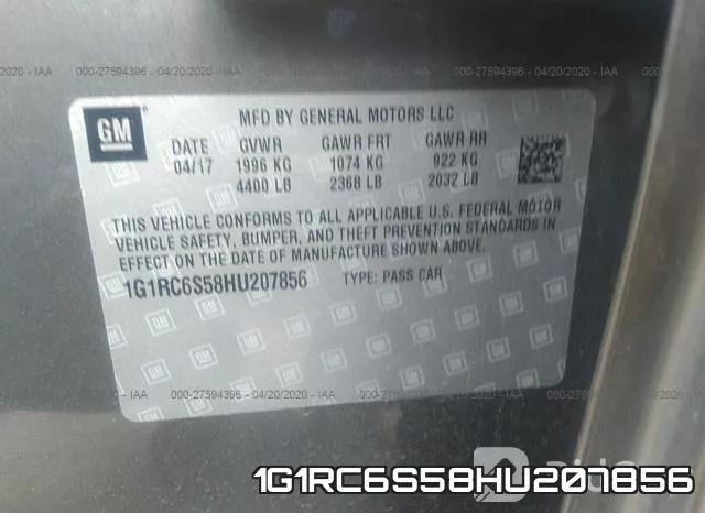 1G1RC6S58HU207856 фото 10