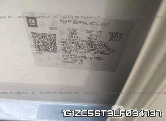 1G1ZC5ST3LF034737 фото 10