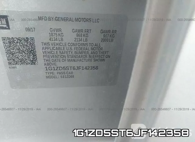 1G1ZD5ST6JF142358 фото 10