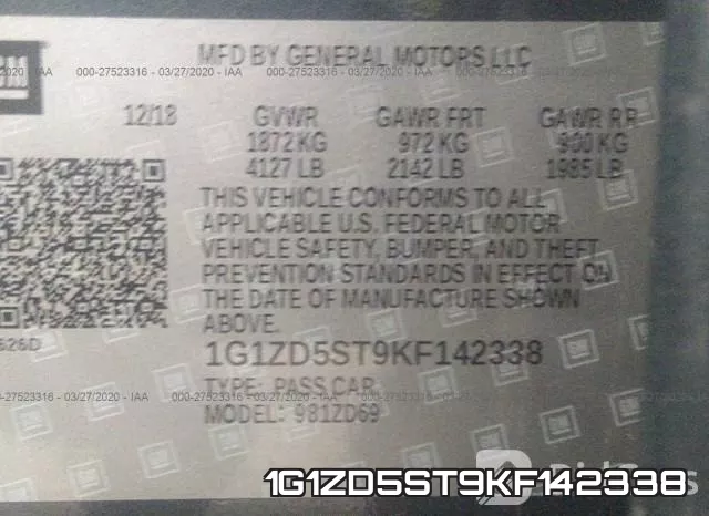 1G1ZD5ST9KF142338 фото 10