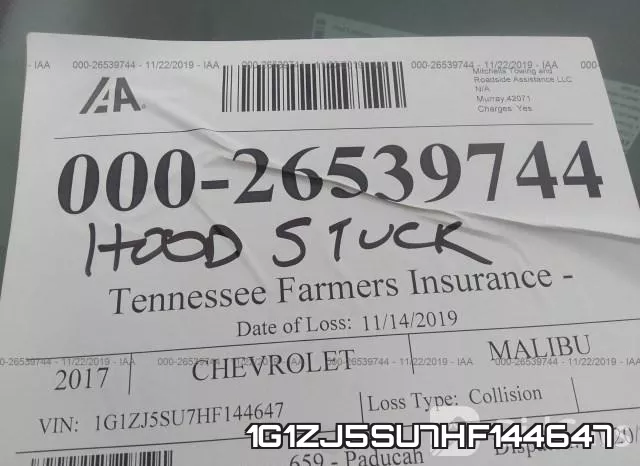 1G1ZJ5SU7HF144647 фото 2
