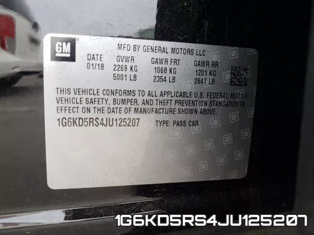1G6KD5RS4JU125207 фото 2