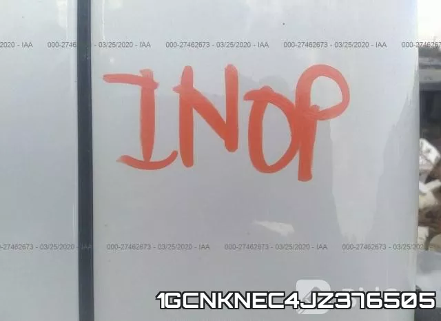 1GCNKNEC4JZ376505 фото 8