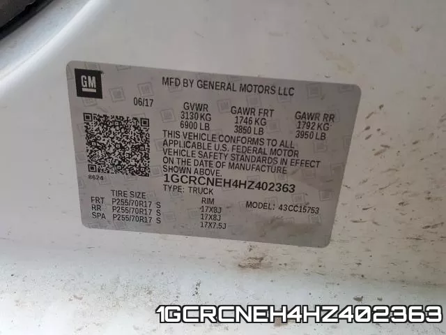 1GCRCNEH4HZ402363 фото 2