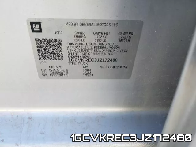 1GCVKREC3JZ172480 фото 2