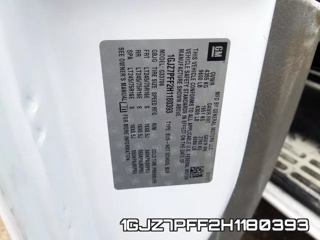 1GJZ7PFF2H1180393 фото 2