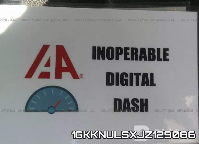 1GKKNULSXJZ129086 фото 8