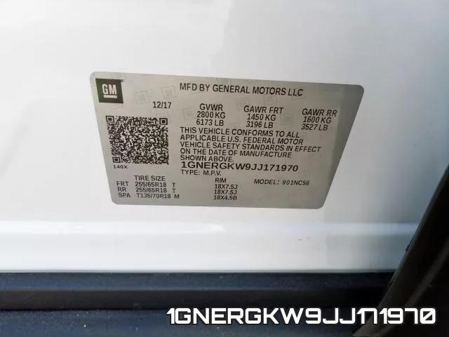 1GNERGKW9JJ171970 фото 2
