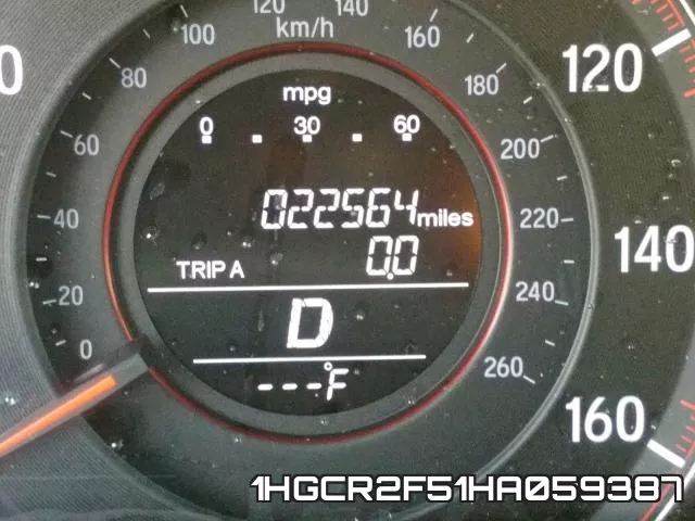 1HGCR2F51HA059387 фото 9