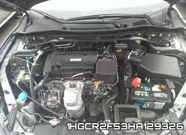 1HGCR2F53HA129326 фото 2