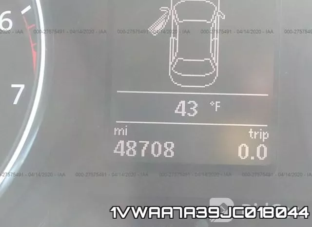 1VWAA7A39JC018044 фото 8