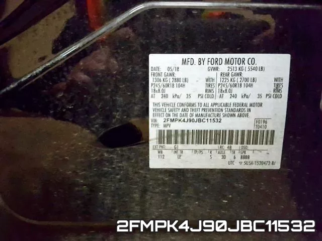 2FMPK4J90JBC11532 фото 2