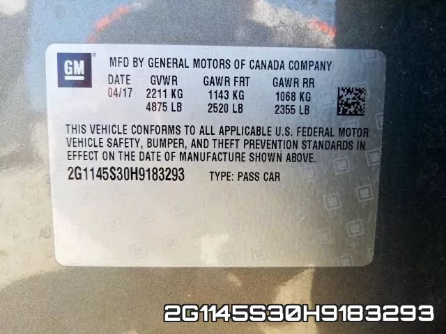2G1145S30H9183293 фото 2