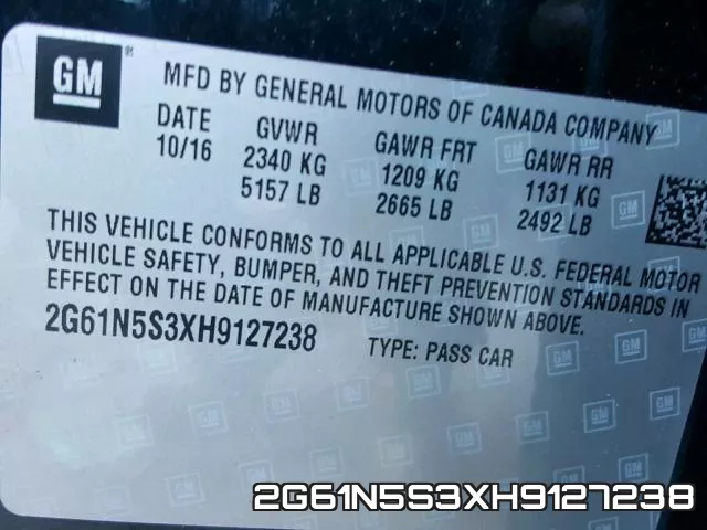 2G61N5S3XH9127238 фото 2