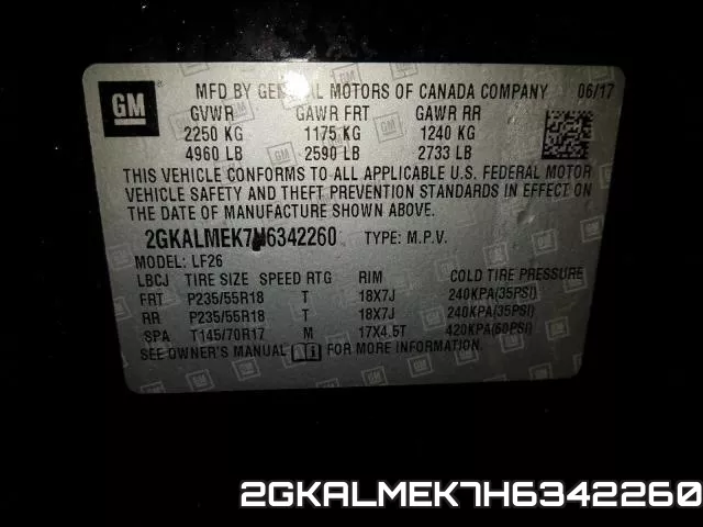 2GKALMEK7H6342260 фото 2