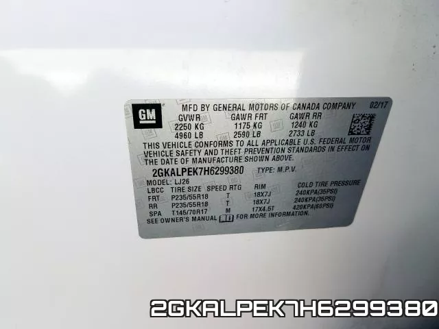2GKALPEK7H6299380 фото 2