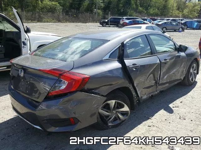 2HGFC2F64KH543439 фото 5