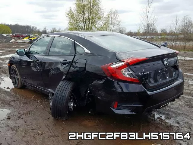 2HGFC2F83LH515764 фото 4