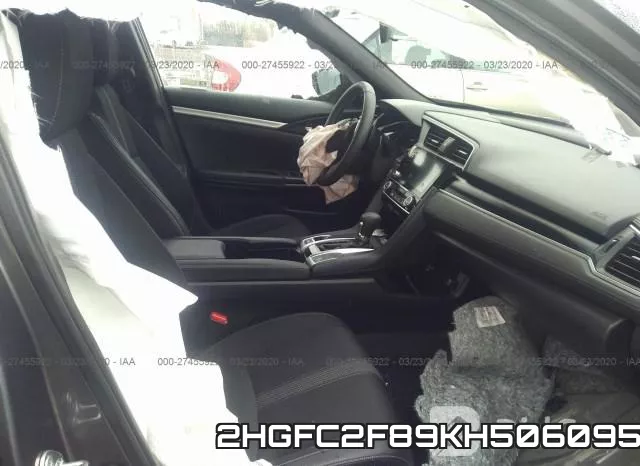 2HGFC2F89KH506095 фото 6